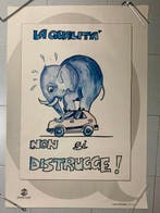 Fiat - Poster vintage FIAT – “La qualità non si distrugge” –
