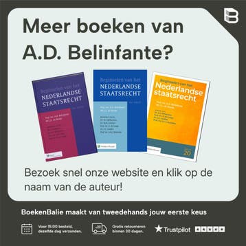 Beginselen van het Nederlands staatsrecht - A.D. Belinfante, Verzenden, Zo goed als nieuw, A.D. Belinfante