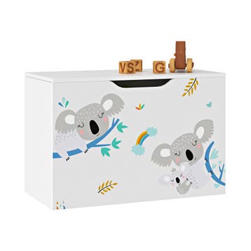 [en.casa] Doos voor speelgoed Oleiros 40x60x30 cm Koala moti, Huis en Inrichting, Verzenden, Nieuw