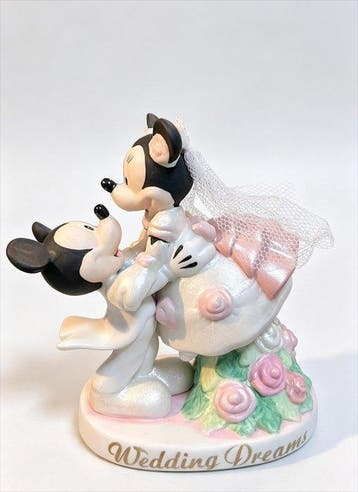 Disney - Beeldje - Wedding Dreams Mickey and Minnie -, Nieuw