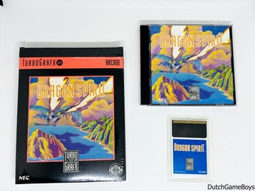 Turbografx - Dragon Spirit - Open Seal - VGC, Spelcomputers en Games, Verzenden, Gebruikt