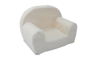 Kinderfauteuil Boucle Ecru | Retourdeal 51% Korting, Ophalen of Verzenden, Zo goed als nieuw, Stoel(en)