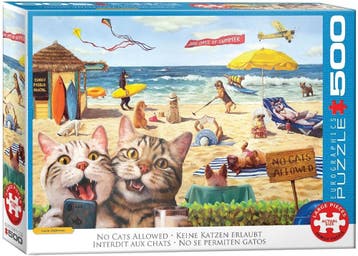 No Cats Allowed by Lucia Heffernan Puzzel (500 stukjes) |, Verzenden, Nieuw