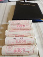 Italië. Lotto 5 Rotolini 100 Lire 1981-1988 (Zonder