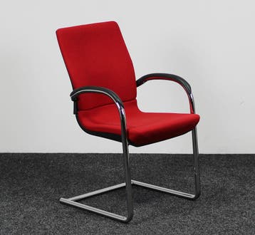 Ahrend 230 Vergaderstoel - Rood, Ophalen of Verzenden, Gebruikt, Rood