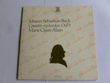 Bach - Marie Claire Alain / Complete Orgelwerken Deel 8 (2 L, Ophalen of Verzenden, Zo goed als nieuw