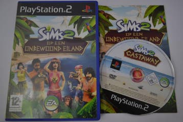 De Sims 2 - Op Een Onbewoond Eiland (PS2 PAL), 1 speler, Verzenden, Zo goed als nieuw