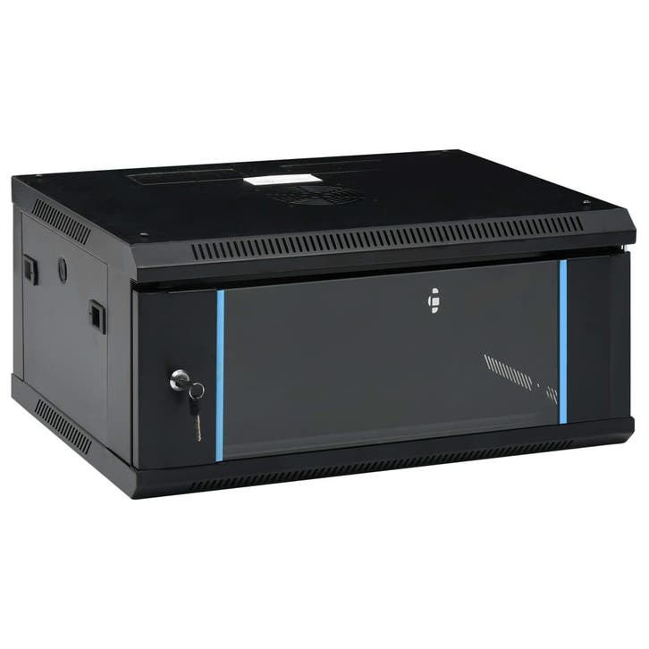 vidaXL Netwerkkast voor aan de muur 4U 19 IP20 600x450x285, Computers en Software, Overige Computers en Software, Nieuw, Verzenden