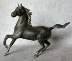 Beeld, Paard 29.5 cm - 22 cm - Brons, Antiek en Kunst