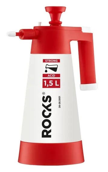 Rooks Drukspuit 1,5L, geschikt voor zuren, Verzenden