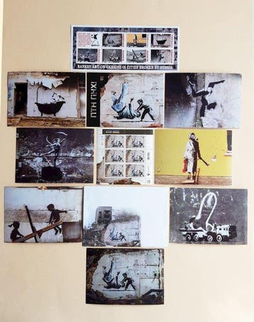 Banksy (1974) -  ! (FCK PTN!)-2 sets: Set of 7, Gelopen