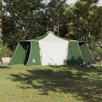vidaXL Tipi Tent met dak met opslag Groen 492 x 492 x 275 cm, Verzenden, Nieuw
