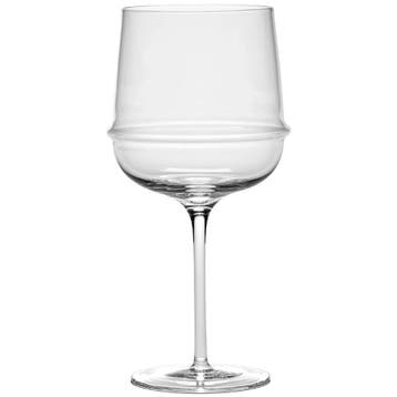 Serax Set Van 3 Dune Rode Wijnglazen - Glaswerk - Ongebruikt, Ophalen of Verzenden, Zo goed als nieuw, Glas, Glas of Glazen