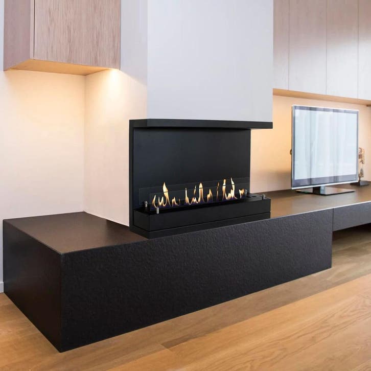 Xaralyn Inbouwunit XL Panorama bio-ethanol haard, Huis en Inrichting, Haarden, Elektrische haard, Nieuw, Verzenden
