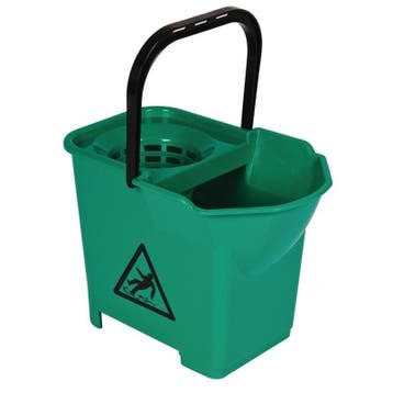 Mop emmer groen |  14 liter | Polypropyleen Jantex, Verzenden, Nieuw in verpakking