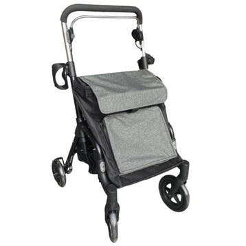 MultiMotion Rollator Shopper Boodschappenrollator - grijs/zw, Diversen, Rollators, Ophalen of Verzenden, Nieuw