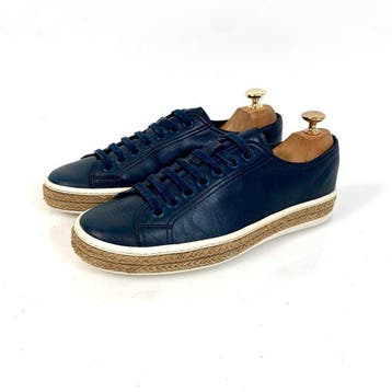 Prada Sneaker Low-top Navy Blue 4E 2861 UK 6 - Sneakers -, Nieuw