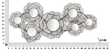 WANDDECORATIE OSAKA MET MIRROS CM 121x5x56, Ophalen of Verzenden, Nieuw