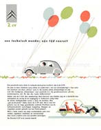 1957 CITROEN 2CV AZ BROCHURE NEDERLANDS, Nieuw, Author