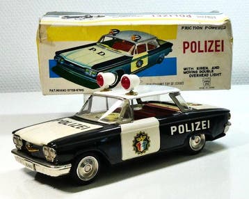 Ichiko (Japan) - Blikken speelgoed - 1960s Chevrolet, Antiek en Kunst, Antiek | Speelgoed