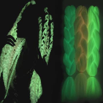 Neon Glow Braiding Hair Extensions - 24 Inch Jumbo Braid - L, Verzenden, Nieuw