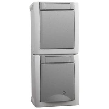 Viko by Panasonic Opbouwschakelaar met stopcontact IP54, Ophalen of Verzenden, Nieuw