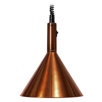 GGM Gastro | Infrarood warmtelamp Retro - 250W - Ø280mm - |, Verzenden, Nieuw, Effen, Kop(pen) en/of Schotel(s)