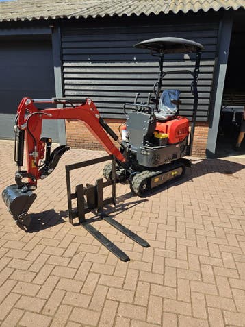 JPC Nuoman NM-E12 minikraan minigraver 1200kg, Kraan