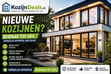 Nieuwe kozijnen nodig? Vergelijk offertes en bespaar tot 40%, Nieuw