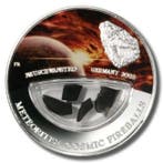 Fiji. 10 Dollars 2012 20g $10 Fiji Neuschwanstein Meteorite