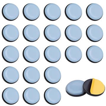 Set van 8 antikras meubelbeschermers (rond, 25 mm, PTFE), Ophalen of Verzenden, Nieuw