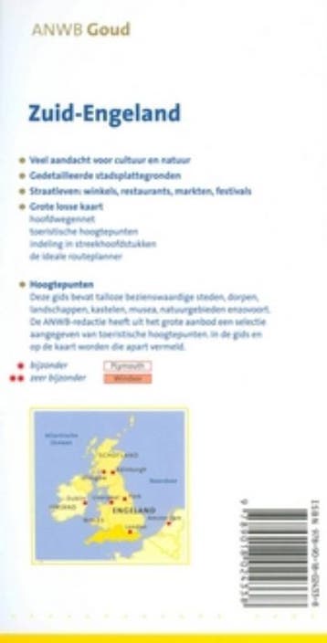 Zuid-Engeland / ANWB goud 9789018024338 Angela Heetvelt, Boeken, Reisgidsen, Verzenden, Gelezen, Angela Heetvelt