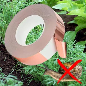 Koperfolie Tape Anti-Slakken - 30 meter (Zelfklevend), Sport en Fitness, Ophalen of Verzenden, Nieuw