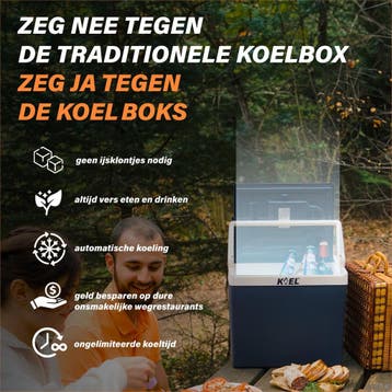 KOEL Boks 30 Koelbox Elektrisch 12V en 230 Volt voor Auto -, Ophalen of Verzenden, Zo goed als nieuw