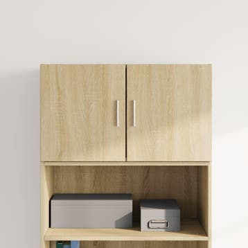 vidaXL Wandkast 70x42,5x40 cm bewerkt hout sonoma, Minder dan 50 cm, Verzenden, Nieuw, Minder dan 100 cm