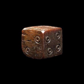 Oud-Romeins, Keizerrijk Been dobbelsteen - Ancient Roman