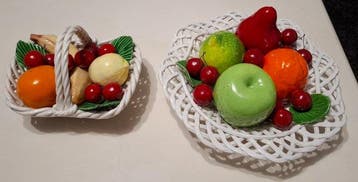 Bassano - Tafelmiddenstuk - Keramiek - fruitmanden