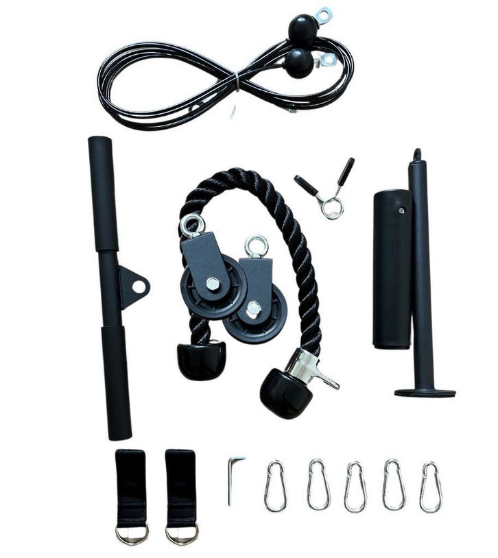 Katrolsysteem voor thuis cable pull station poelie systeem, Sport en Fitness, Fitnessapparatuur, Armen, Benen, Borst, Buik, Rug