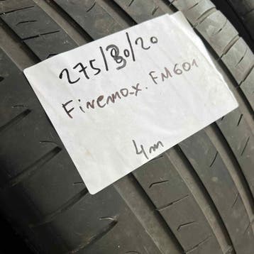 2 x Firemax 275-30-20 Zomerbanden 4mm, Gebruikt, 275 mm, Ophalen of Verzenden, Band(en)