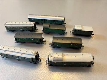 Diverse N - Modeltrein personenwagonset (8) - Meerdere, Hobby en Vrije tijd, Modeltreinen | N-Spoor, Nieuw