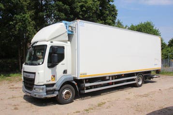 Veiling: Bakwagen Vrachtwagen DAF LF280FA Diesel 286pk 2014, Automaat, Wit, Diesel, DAF