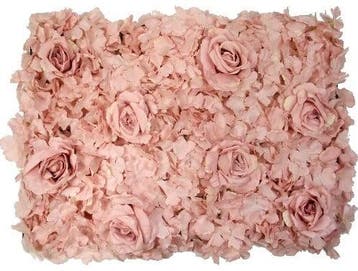 Flowerwall 40x60 cm 3D Antique Oudroze, Ophalen of Verzenden, Nieuw
