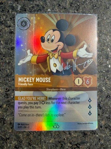 Disney - 1 Card - Disney Lorcana - Mickey Mouse 18/P1 EN 2, Nieuw