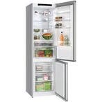 Bosch Koelvriescombinatie Zilver NoFrost Energieklasse A-10%, Witgoed en Apparatuur, Verzenden, Nieuw