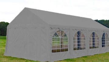 partytent 4x8 PVC feesttent nu extra afgeprijsd, Tuin en Terras, Partytenten, Verzenden, Partytent, Minder dan 2 meter, Nieuw