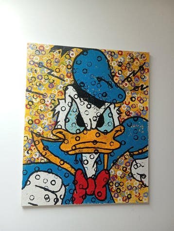 bottl3man - Donald Duck pop art