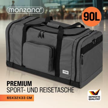 Reistas Zwart 90L (Koffers - Tassen, Outdoor Kamperen), Sieraden, Tassen en Uiterlijk, Verzenden, Nieuw