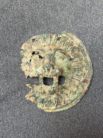 Oud-Romeins, Keizerrijk Brons Romeins leeuwenkopbeslag