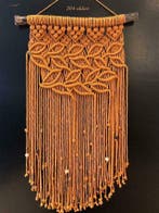 Blaadje Wandkleed, Macrame wandkleed, muur hanger , macrame, Verzenden, Nieuw