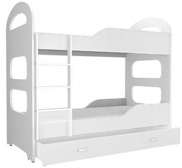 Stapelbed Wit | Veilig | A-kwaliteit | Beste Prijs, Nieuw, 70 tot 85 cm, Ophalen of Verzenden, Hoogslaper of Stapelbed